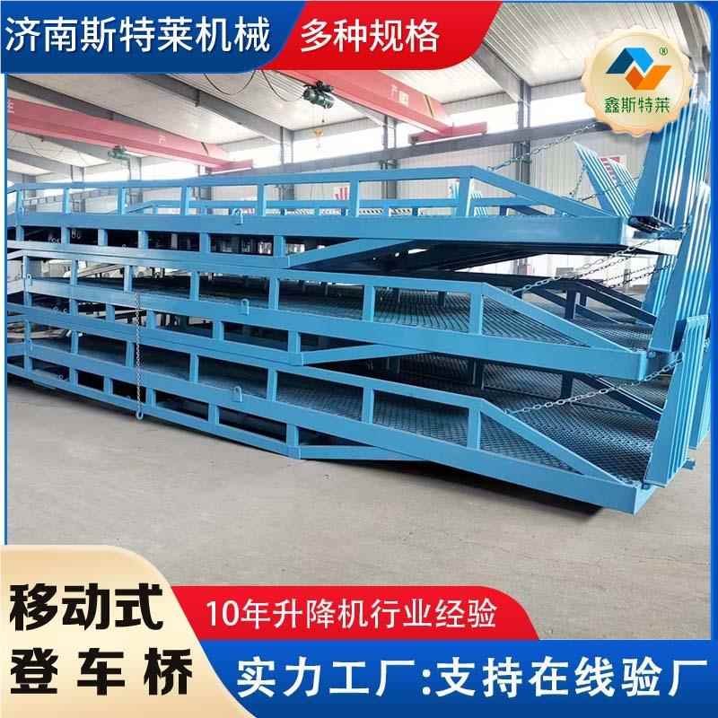 移液式压登车货桥车载仓库装车卸物动平台上下货FVV柜斜坡移动登