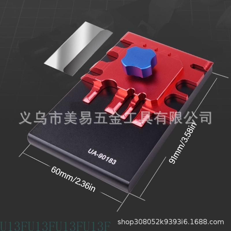 迷你照片蚀刻弯曲工具模型蚀刻板弯曲Vise模型组装工具建模工具