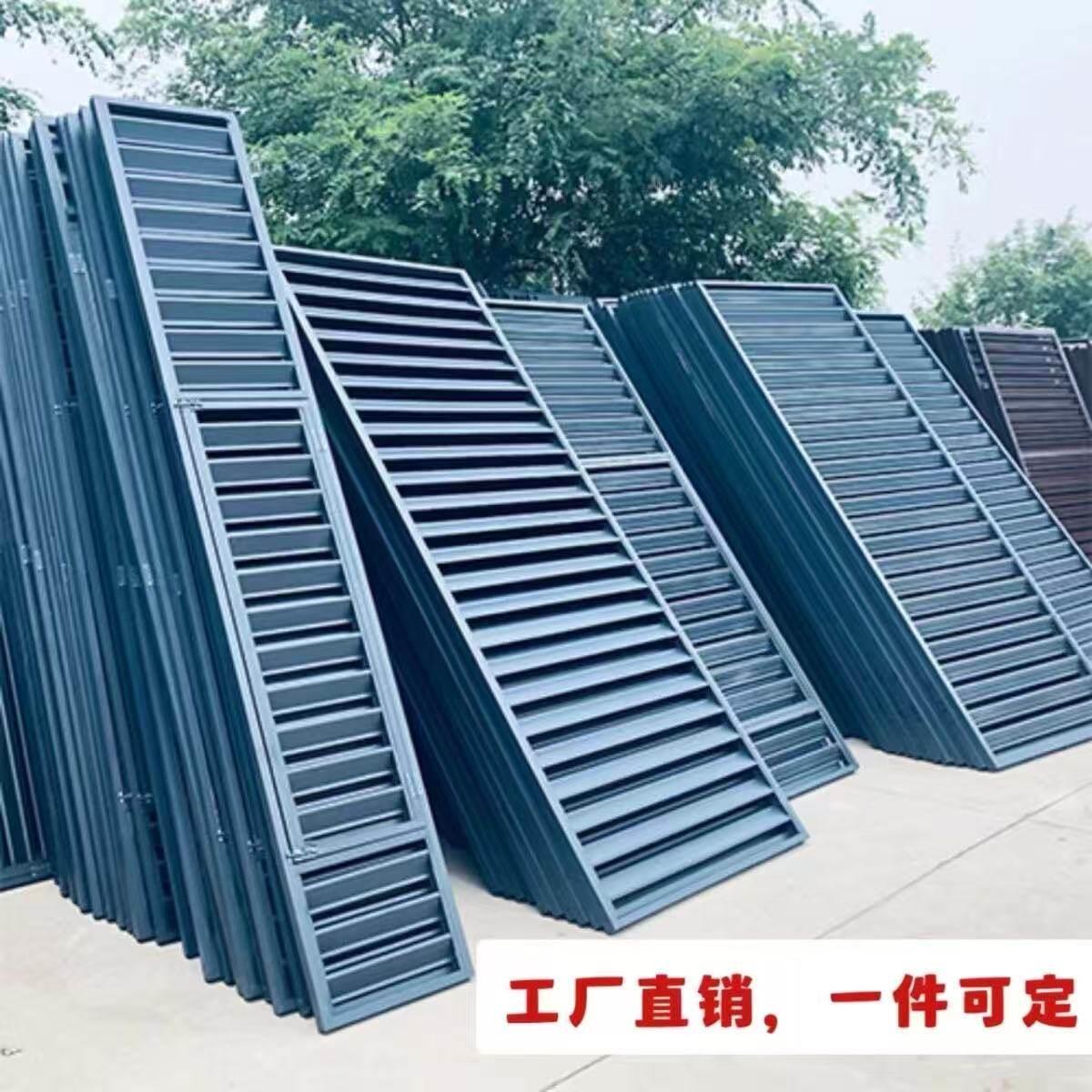 定制铝合金百叶窗空调外机罩空调外机百叶格栅外墙防雨通风百叶