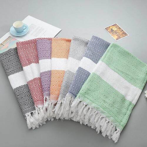 turkish towels 土耳其双头纯棉流苏浴巾 cotton bath towel