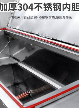 鸿学乐邦卧式开水机校医院厂容量电KWH热水器工不锈钢商用开水大
