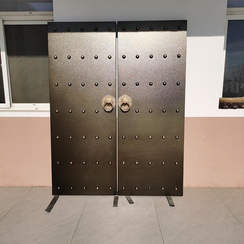 铝合金别墅庭院大门铝艺大门院子家用乡村铁艺锌钢大门护栏