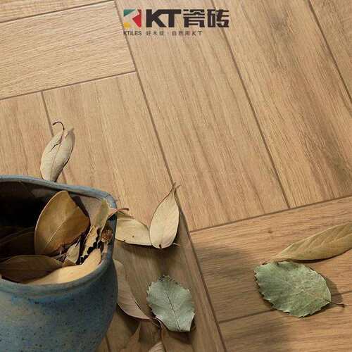 广东悦思创KT木纹瓷砖回字拼木纹地板砖600X600客厅卧室防滑地砖