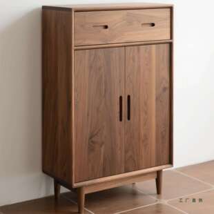 实木边柜置物柜白蜡木储物柜简约现代小衣柜诧寂风斗柜专业定制