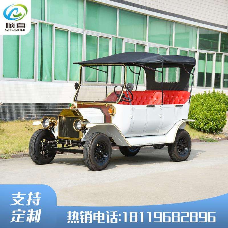 牌安徽合肥影视摄影道具带门复古老爷车5座仿古观光车