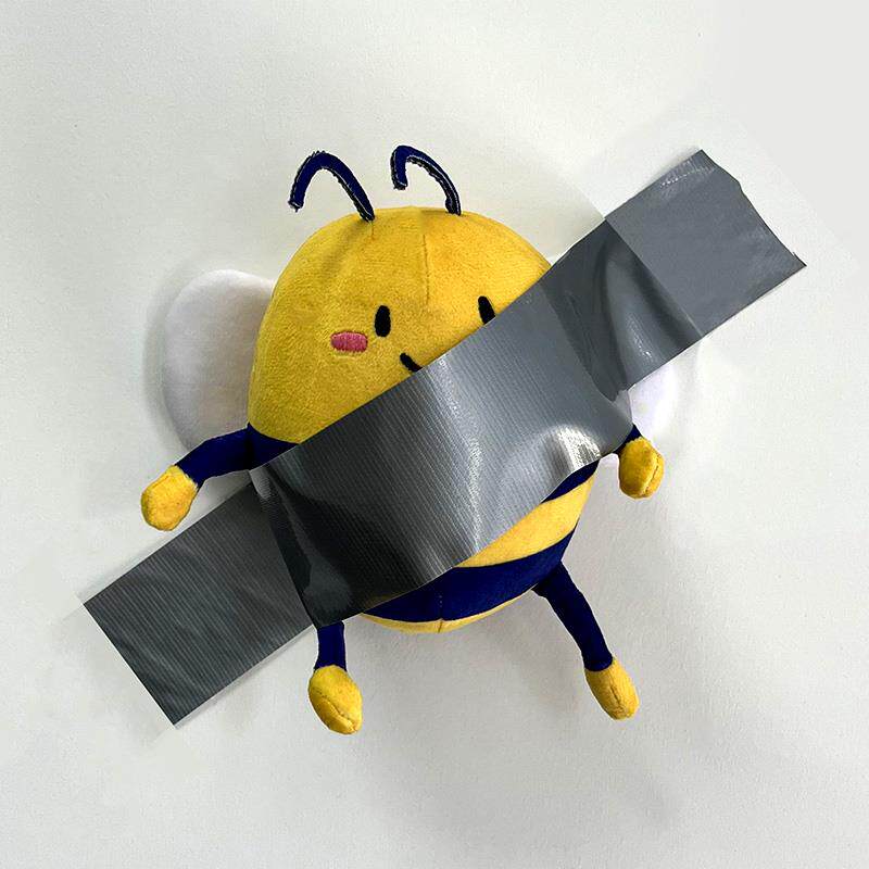 觅2 蜜蜂本体正能量公仔 吉祥物 不管什么时候都要保持开心的微笑