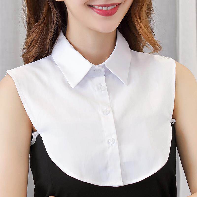 假领子衬衫秋冬女百搭假领装饰领白色黑色假衣领衬衣领韩版毛衣领