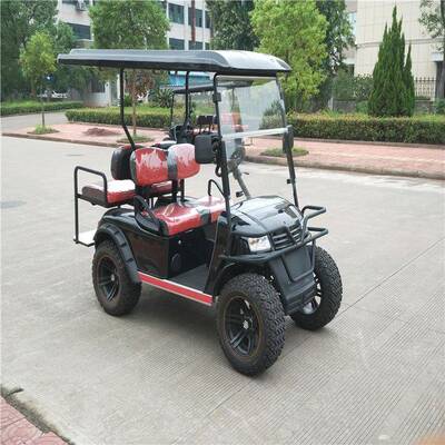 四轮四座4000w新能源警务巡逻全地形越野款ClubCar先驱高尔夫球车