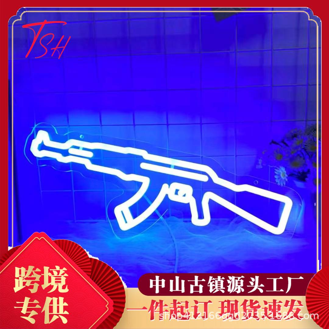 跨境亚马逊发光字霓虹灯发光灯牌灯牌氛围广告居家装饰灯temu