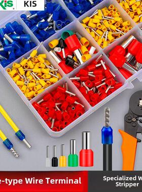 E1008全系列克爱斯KF管型绝缘针型冷压端子E7508E2508铜针形插针