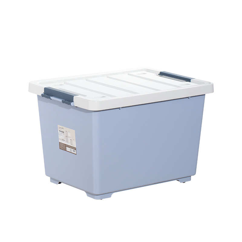 衣服储物收纳轮带90l箱大容量152006书152007塑料/152008/茶花箱