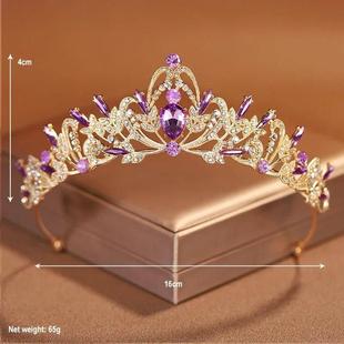 Colour Purple Women Headwear Bridal