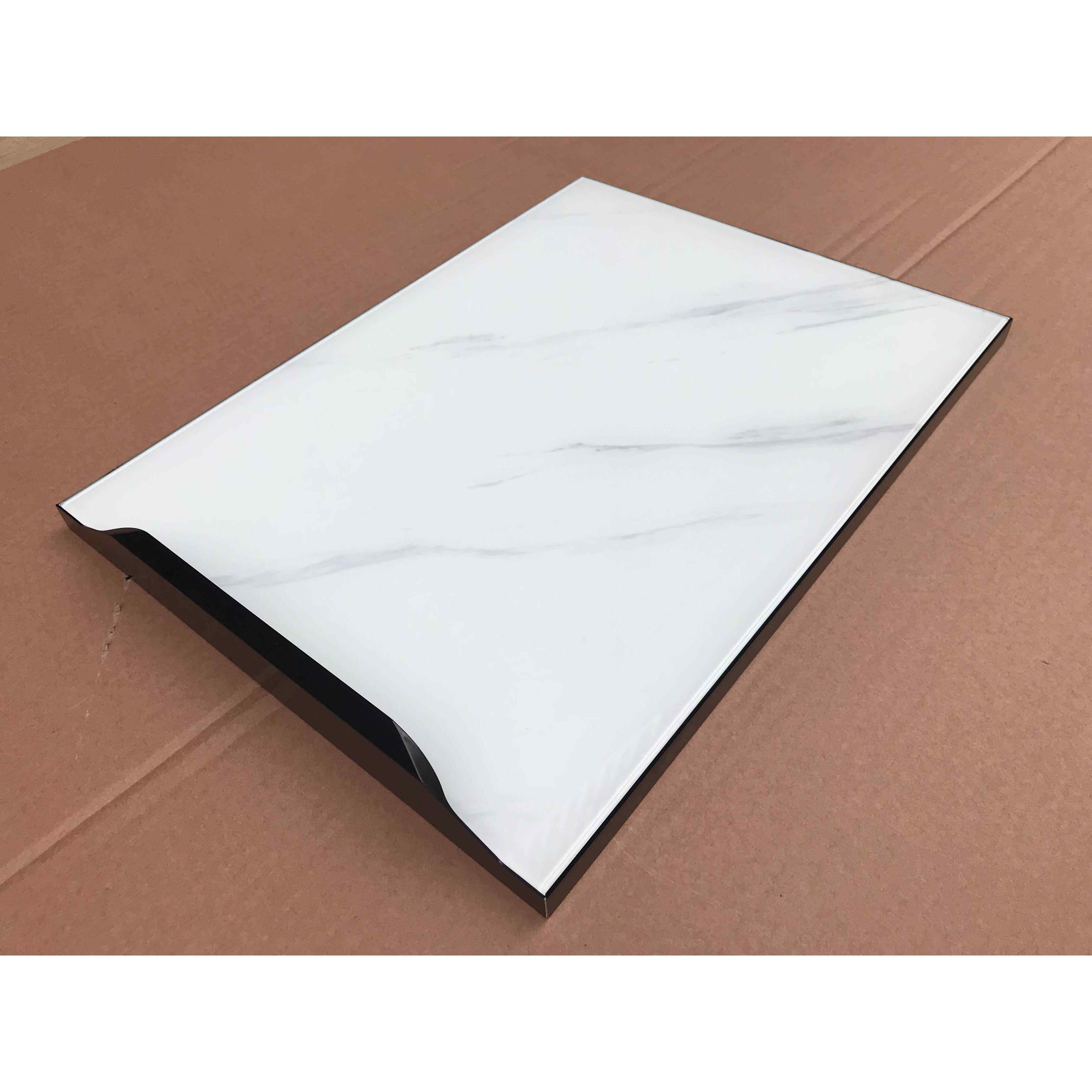 整体橱柜门定做 定做晶钢门 3c钢化玻璃 金刚门 定制厨房隐形框整
