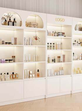 护肤化妆品产品展示柜美容美发美甲展示柜多层母婴店珠宝储藏架