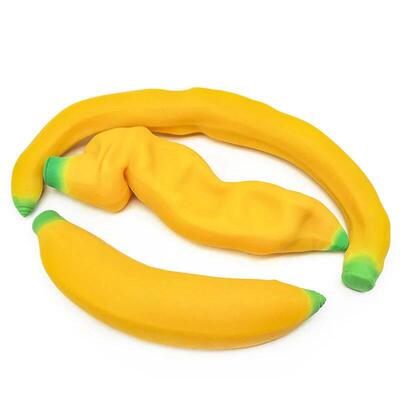 Novelty Fun Stretchy Banana Sensory Toy Squeeze Toys Squishy