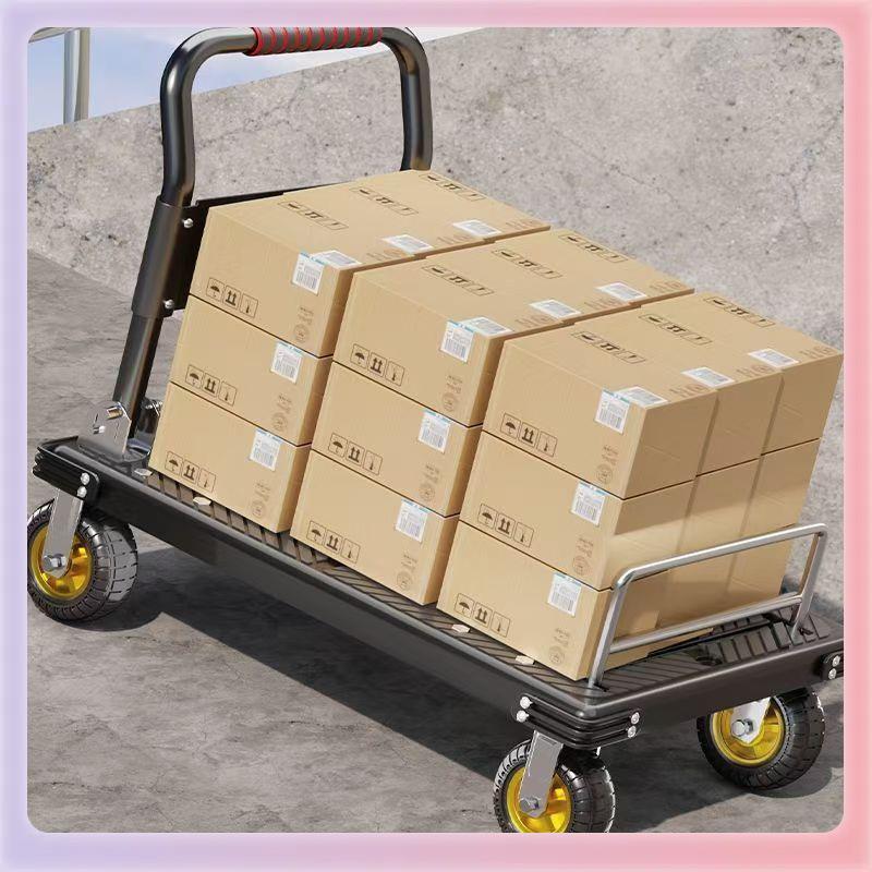 ?小推车车拉手推28653车手货拉折叠便平携搬运家用拖车板车取快递