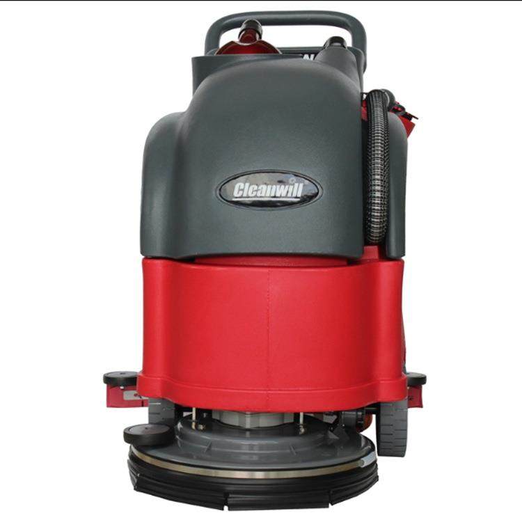 广东手推式洗地机工业地面车间商用拖地机工厂用电动擦地机XD18W