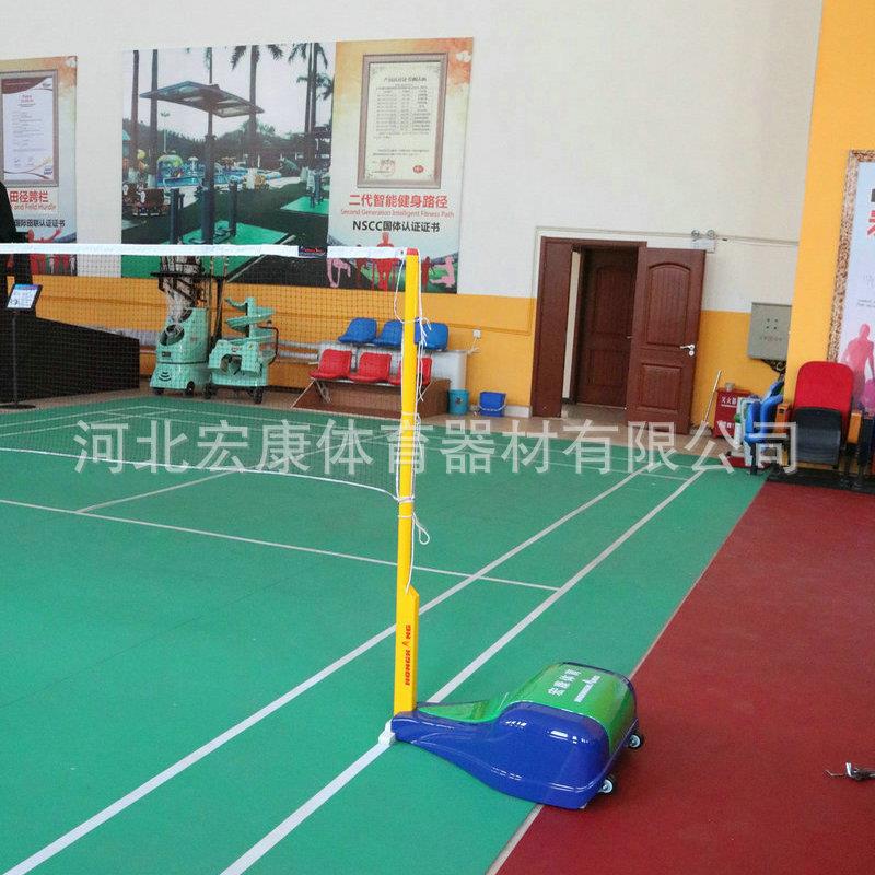厂家便携式羽毛球网架网柱可拆装携带方便移动简易收纳
