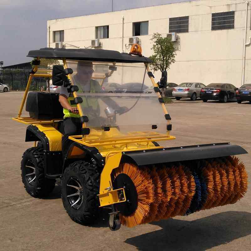 常雪机械供应座驾式扫雪骑乘式扫雪车带1.3米扫青刷1.LSJ机5