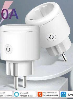 Eu Plug 20a Dual Module Fireproof High Quality Smart Power
