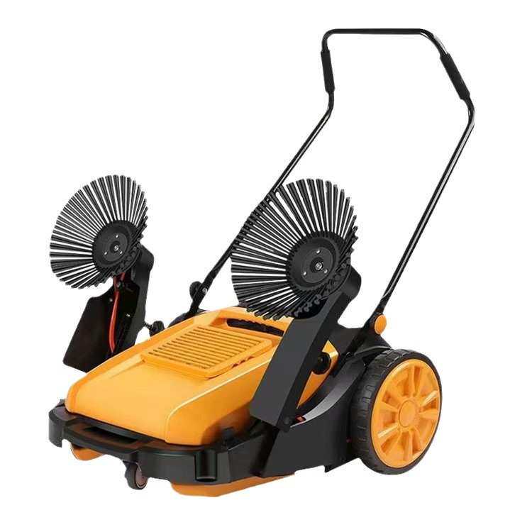 石子树叶清扫机 手推式木屑清扫地车 工业仓库车间粉尘面扫地机