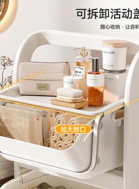 家用洗篮阳台浴室能可移动多层多脏功置物架衣篓浴室BY-6755-衣服