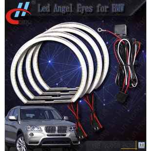 3528LED天使眼光圈套装 131MM彩色改装 适用BMW宝马E36E39E464