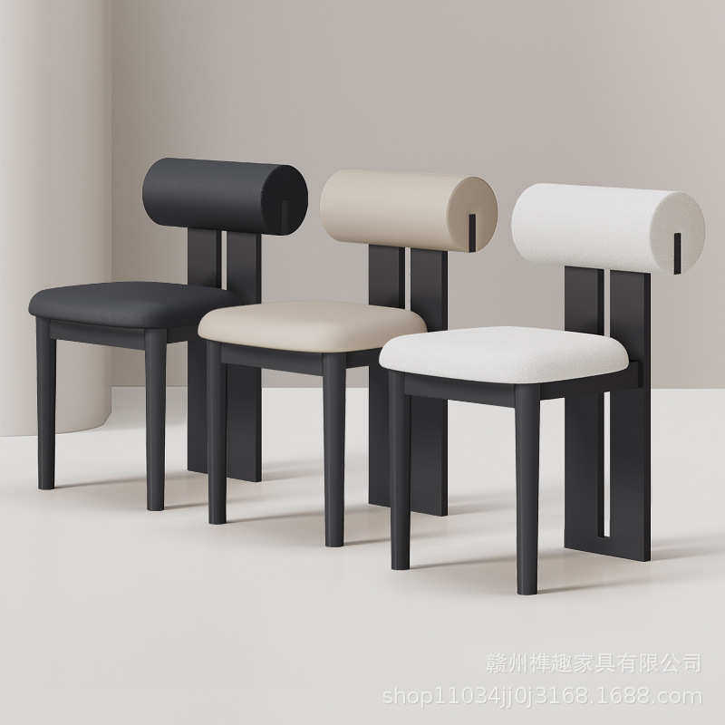 实木餐椅轻奢河马椅个性软包椅吃饭椅子法式中古风岛台软靠背餐椅,住宅家具,餐椅,淘宝优惠券,粉丝福利购,淘宝优惠卷