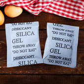 3克活性矿物优质硅胶衣物防潮珠皮具工业除湿干燥剂吸附剂1箱