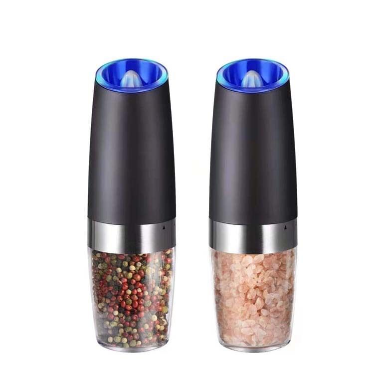 黑胡椒研磨器 不锈钢重力电动胡椒磨陶瓷芯研磨机 电动研磨器