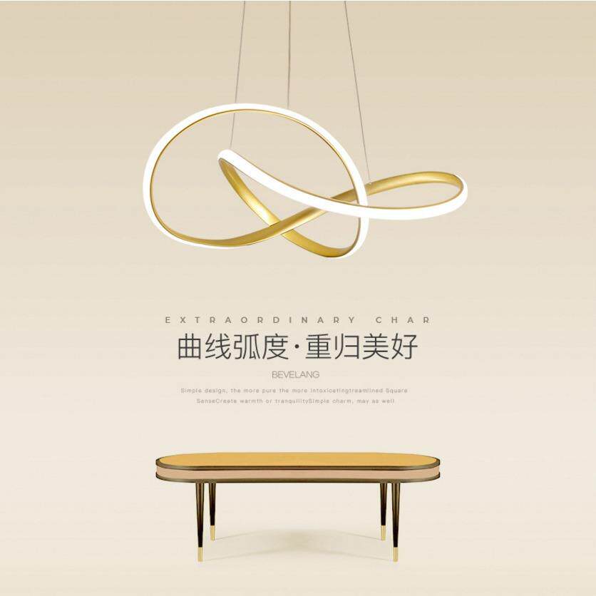 餐厅吊灯北欧风格现代简约吊线灯书房卧室展厅灯具极简北欧