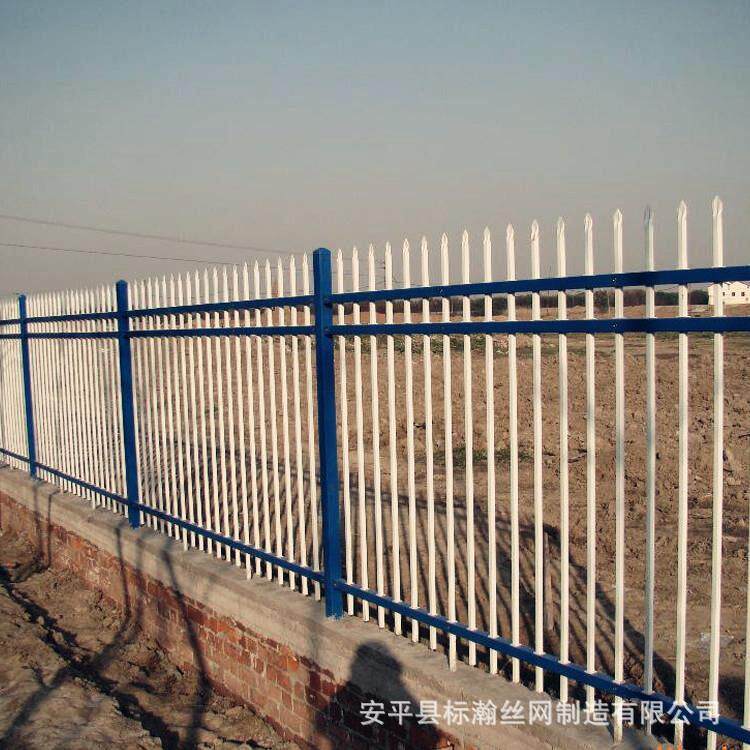 锌钢护栏别墅围栏工地锌钢隔离栏花坛草坪铁艺围栏