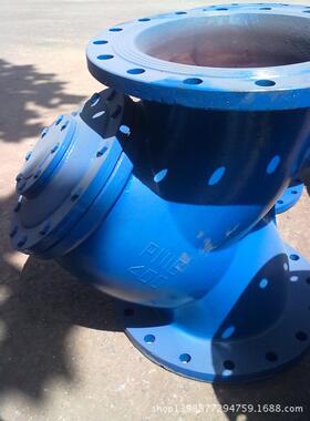 厂家直销Y型过滤器法兰铸钢内外涂塑过滤网GL41H-16 DN400不锈钢