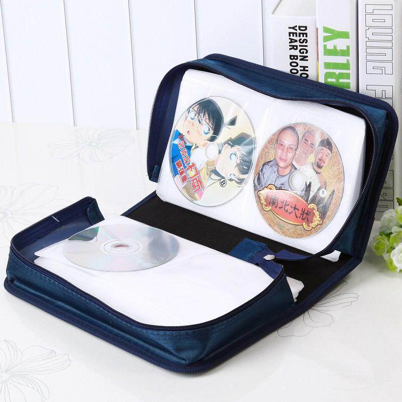128片大号光碟册光盘收纳包丝光布碟片袋cd包家用dvd蓝光碟收纳盒