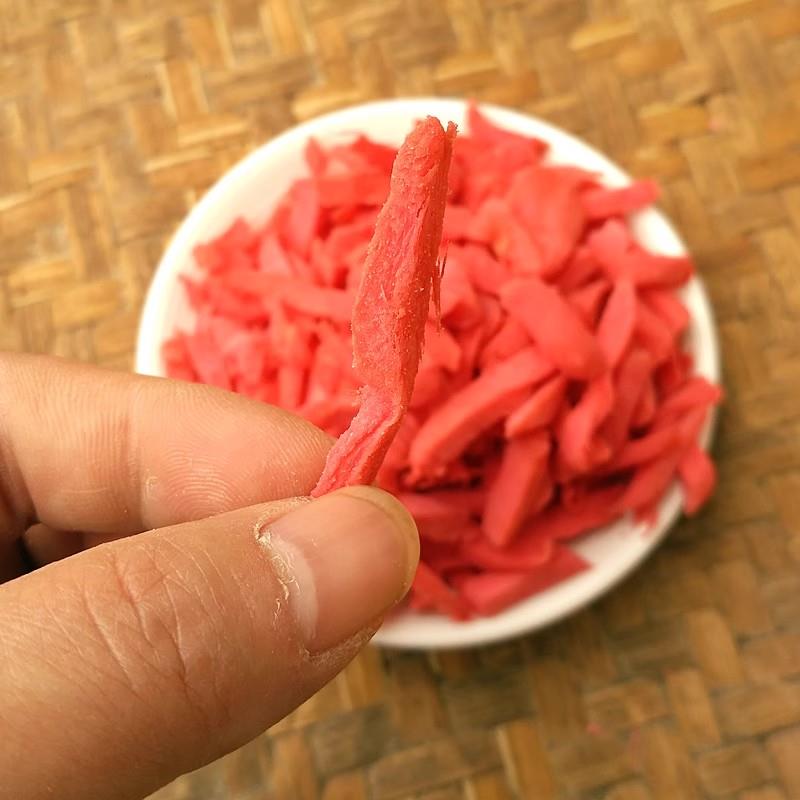 湖南特产自制红姜丝块咸甜辣五味金梅姜干片坨办公室零食500g包邮
