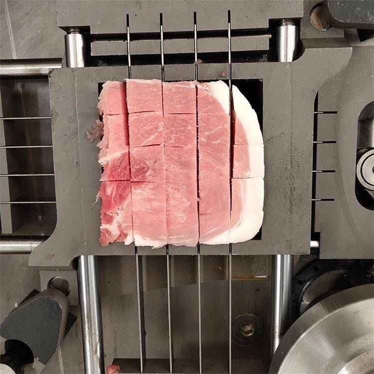 志强供应鸡丁切粒机 冷冻鲜肉切丁设备 不锈钢牛羊肉大小切丁机