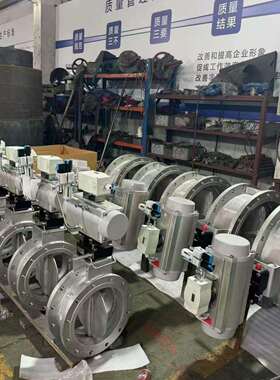 DN500大口径D641W-1P304不锈钢气动调节通风蝶阀法兰连接质保一年