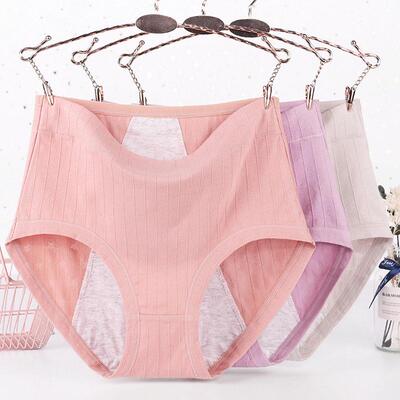 Fat Lady Leak Proof Menstrual Panties Women Cotton Underwear