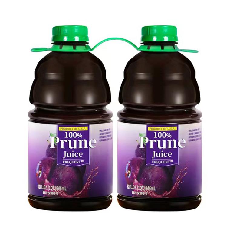 山姆代购FREQUENT美国进口西梅汁946ml*2瓶健康0脂添加100％果汁
