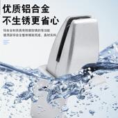 左钢铝合金加厚可调屏风夹办公桌亚克力隔板夹玻璃固定夹五金