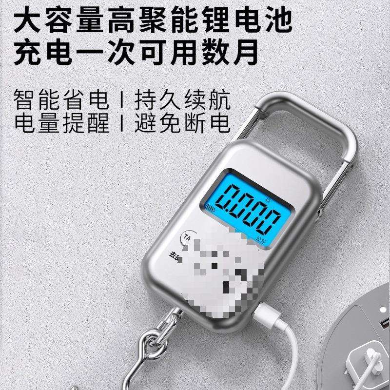 高精度手提电子秤便携式随身家用买菜行李快递挂钩弹簧称鱼器