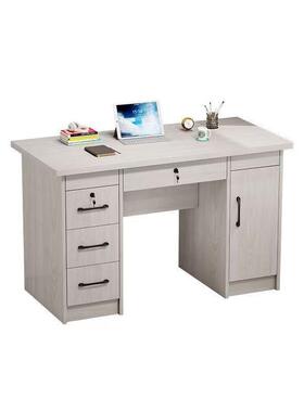 实木生态台式子脑办电公桌小户型ZPZ家用抽屉桌卧室书桌学生桌写