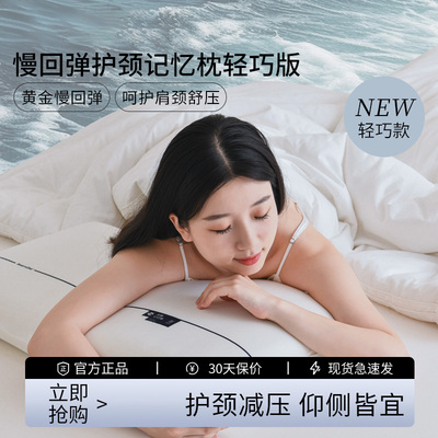 爱彼此酒店专用记忆棉枕头记忆枕护颈椎助眠枕芯某朵同款轻巧枕头