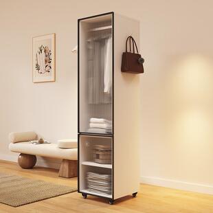穿衣镜一体衣架家用收纳试衣镜客厅卧室旋转多功能玄关全身落地镜
