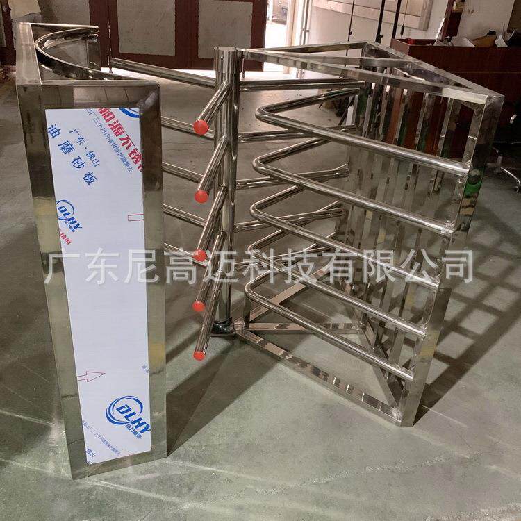 尼高迈供应广州车站半高单向门,不锈钢旋转导向器,手动旋转单限匝