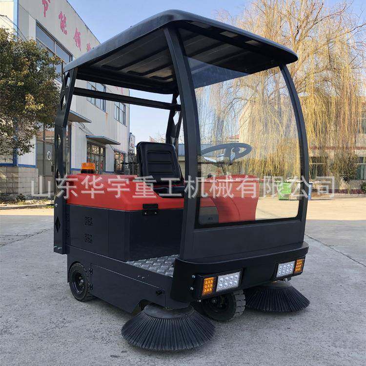 供驾驶式电动扫路车 驾驶室半封闭电动扫路车 道路清扫环卫车