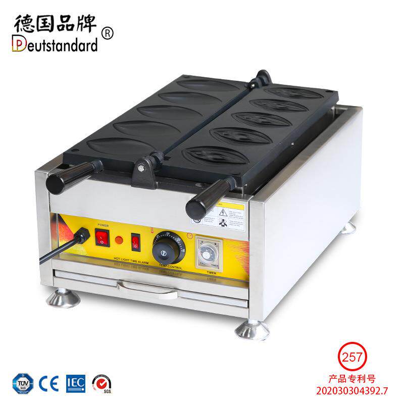 华夫饼机器烤饼机小吃设备商用设备烘培鬆餅機110v电饼档257