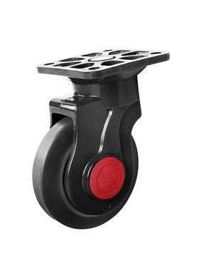 UnS手125全静lent全静平板推车全车静手推-轮万向轮轮子