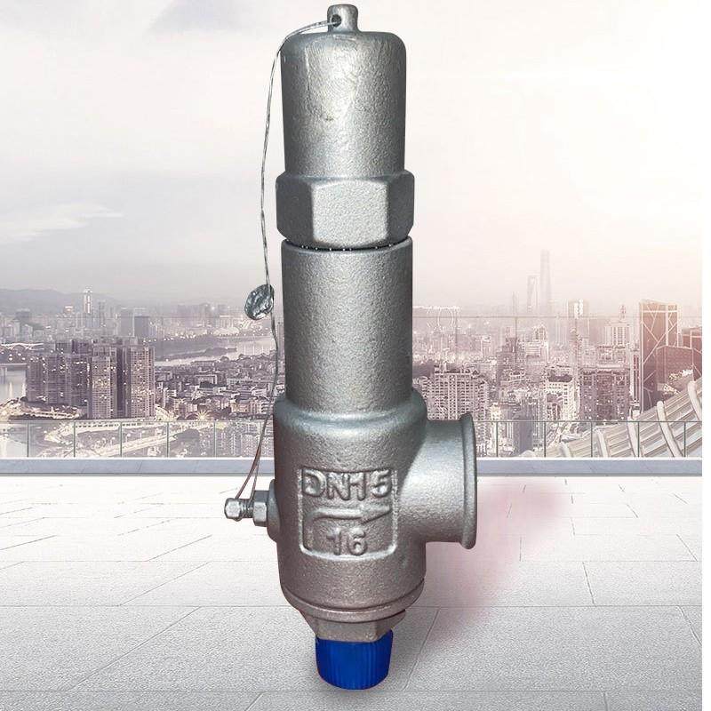 A22WY16全启式安全阀阀门氧气全启式安全阀304不锈钢耐酸碱高