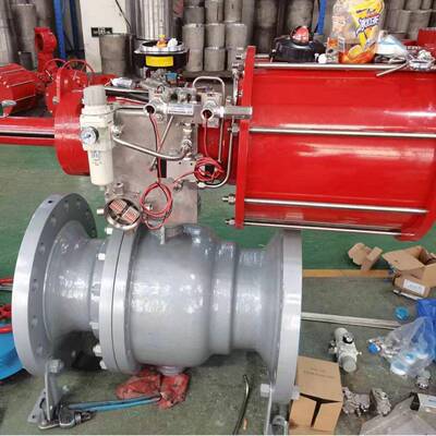 气动控球阀气缸带手动拨叉式执行器Q647HYF圣汉斯福斯克